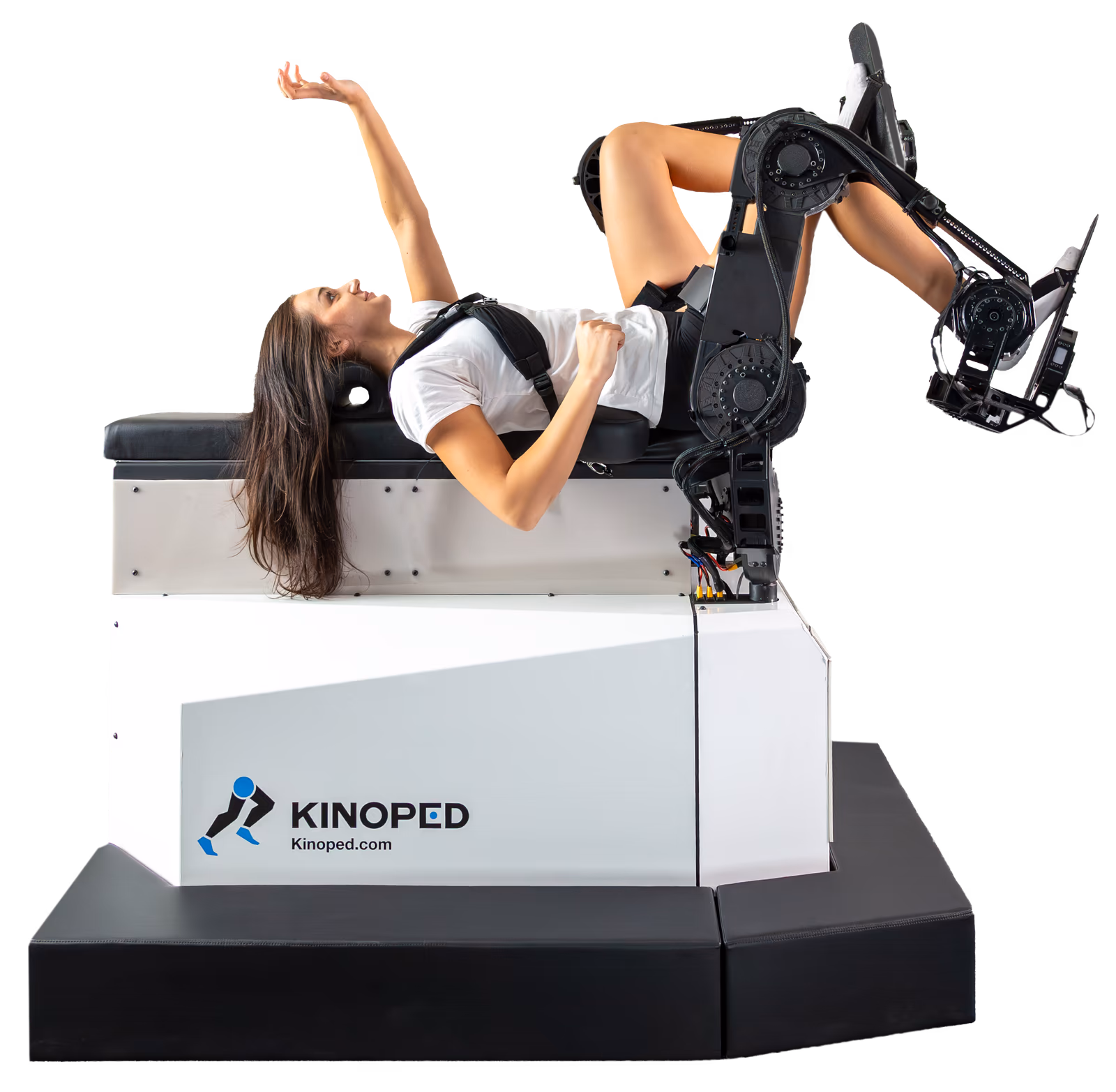 Guided rehabilitation movement on the Kinoped